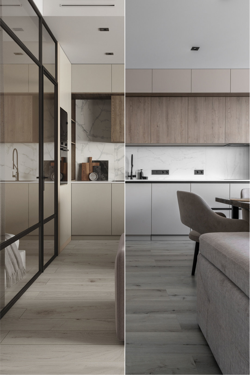 Before-after renovation