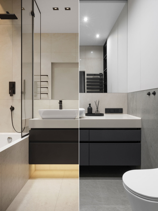 Before-after renovation