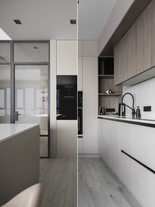 Before-after renovation