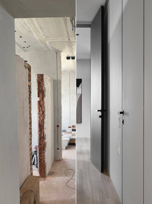 Before-after renovation