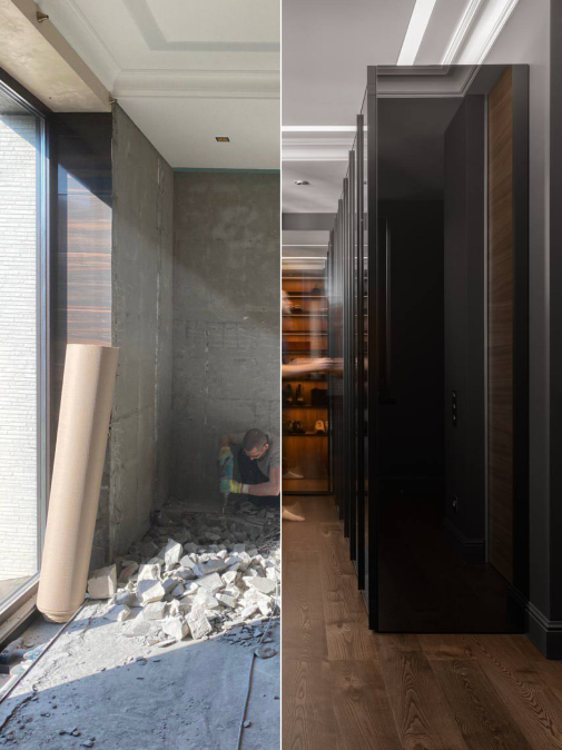 Before-after renovation